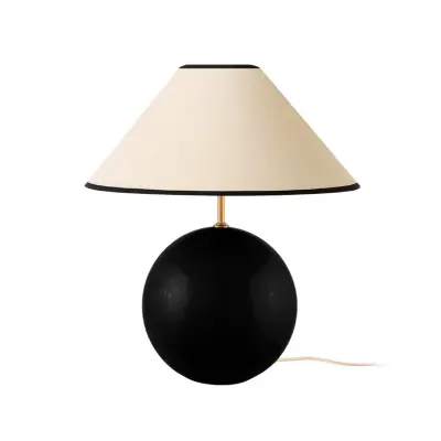 Globen Lighting - IRIS bordslampa, gul/svart, höjd 39 cm