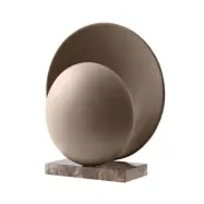 Globen Lighting - ORBIT bordslampa brun höjd 32 cm marmorfot