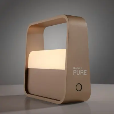 Go LED-batteridriven bordslampa, brons, aluminium – PURE PURE Go - Vardagsrum - Modern - Vinklad