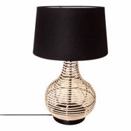 Granada bordslampa, natur/svart 58cm