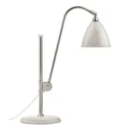 GUBI - Bestlite BL1 Bordslampa Ø16 Krom/Matt Vit