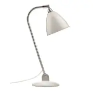 GUBI - Bestlite BL2 Bordslampa Ø16 Krom/Matt Vit