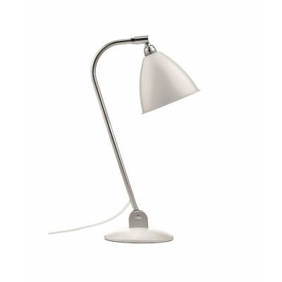 GUBI - Bestlite BL2 Bordslampa Ø16 Krom/Matt Vit