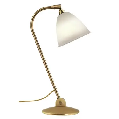 GUBI - Bestlite BL2 Bordslampa Ø16 Mässing/Porslin