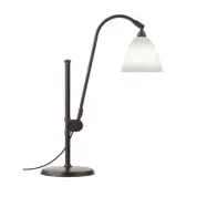 GUBI - Bestlite BL1 bordslampa, porslin/svart, Ø 16 cm