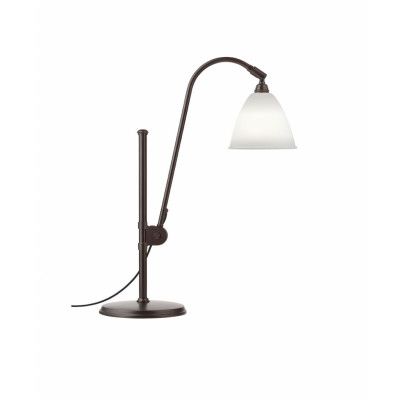GUBI - Bestlite BL1 bordslampa, porslin/svart, Ø 16 cm