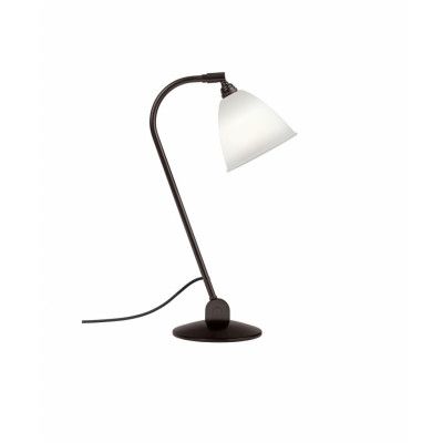 GUBI - Bestlite BL2 bordslampa, porslin/svart, Ø 16 cm