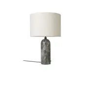 GUBI - Gravity Bordslampa Large Grå Marmor/Canvas