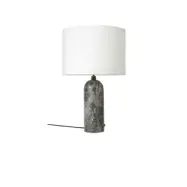 GUBI - Gravity Bordslampa Large Grå Marmor/Vit