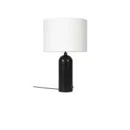 GUBI - Gravity Bordslampa Large Svart Marmor/Vit