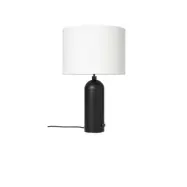 GUBI - Gravity Bordslampa Large Svart Stål/Vit