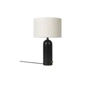 GUBI - Gravity Bordslampa Small Svart Marmor/Canvas