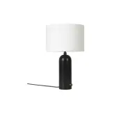 GUBI - Gravity Bordslampa Small Svart Marmor/Vit