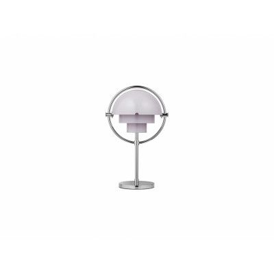 GUBI - Multi-Lite Portable Bordslampa Krom/Pale Lilac