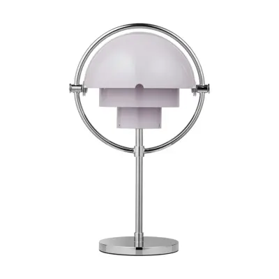 GUBI - Multi-Lite Portable Bordslampa Krom/Pale Lilac