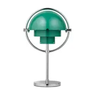 GUBI - Multi-Lite Portable Bordslampa Krom/Teal Green
