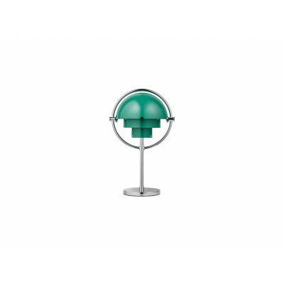 GUBI - Multi-Lite Portable Bordslampa Krom/Teal Green