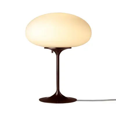 GUBI - Stemlite bordslampa, svart-röd, höjd 42 cm, dimbar