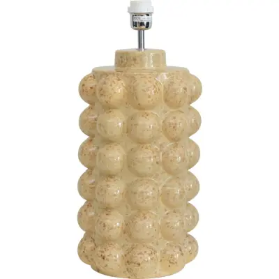 Hallbergs Belysning Bubbels Lampfot L Caramel 23cm