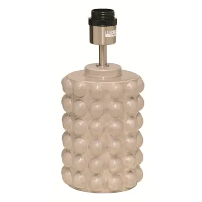 Hallbergs Belysning Bubbels Lampfot S Broken mud grey 15cm