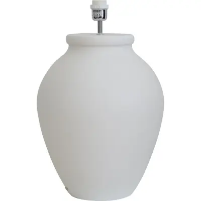 Hallbergs Belysning Casagrande Lampfot Matt vit 34cm