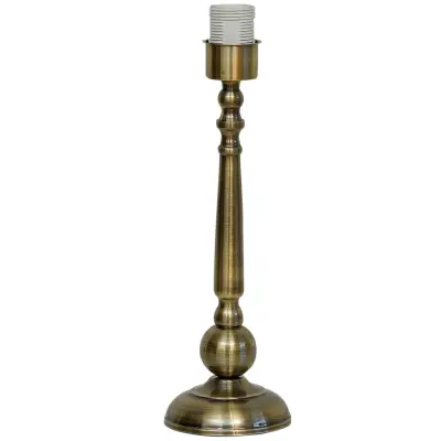 Hallbergs Belysning Livorno Lampfot Antik mässing 11cm