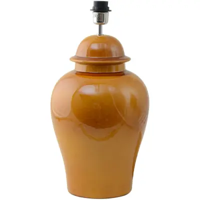 Hallbergs Belysning Ming Lampfot Mustard 27cm