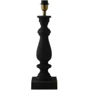 Hallbergs Belysning Montecristo Lampfot Svart 15cm