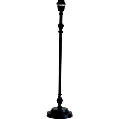 Hallbergs Belysning Nelly Lampfot Hög Svart 15cm