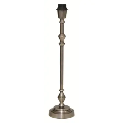 Hallbergs Belysning Nelly Lampfot Mellan Antik silver 12,5cm