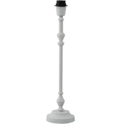 Hallbergs Belysning Nelly Lampfot Mellan Vit 12,5cm