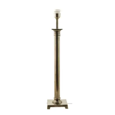 Hallbergs Belysning Palermo Lampfot Hög Antik silver 13cm
