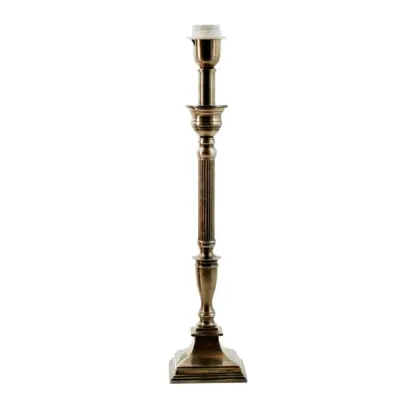 Hallbergs Belysning Waldorf Lampfot Antik silver 11,5cm
