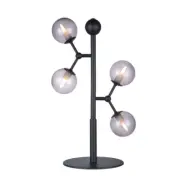 Halo Design - Atom Bordslampa Black/Smoke