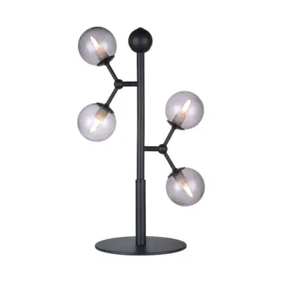 Halo Design - Atom Bordslampa Black/Smoke