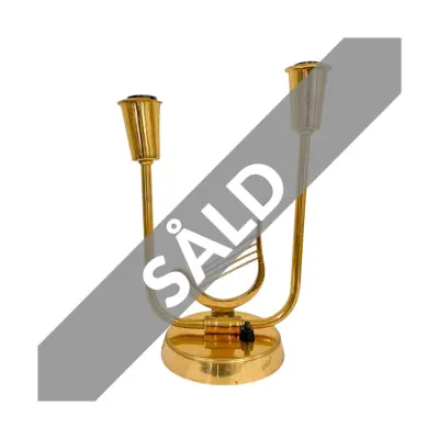 Harpan bordslampa 2-arm, mässing