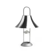 HAY Mousqueton portabel bordslampa Brushed stainless steel