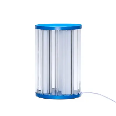 Hübsch - Aru LED-bordslampa, blå/klar, höjd 30 cm –