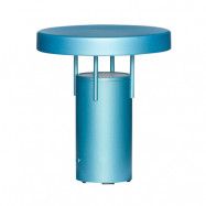 Hübsch - BringMe Mini LED Portable Bordslampa Dim. Metallic Turkos