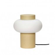 Hübsch - Camp Bordslampa H25 Opal/Yellow