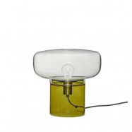 Hübsch - Crave Bordslampa Clear/Dark Green