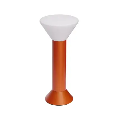 Hübsch - Flash Portable Bordslampa Metallic Orange