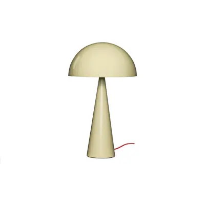 Hübsch - Mush bordslampa, sand, metall, höjd 30 cm