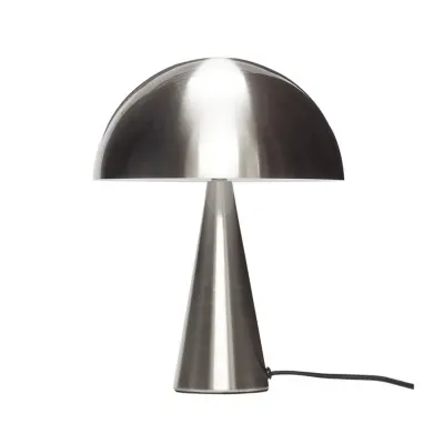 Hübsch - Mush Bordslampa Small Nickel