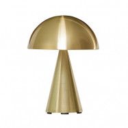 Hübsch - Mush LED Portable Bordslampa Dim. Mässing