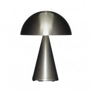 Hübsch - Mush LED Portable Bordslampa Dim. Nickel
