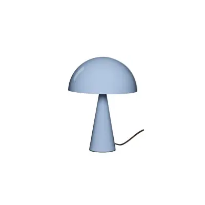 Hübsch - Mush Mini bordslampa, isblå, metall, höjd 25 cm