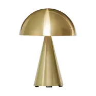 Hübsch Mush portabel bordslampa Brass
