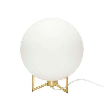 Hübsch - Palm Bordslampa White/Opal