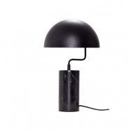 Hübsch - Poise Bordslampa Black/Marble Hübsch